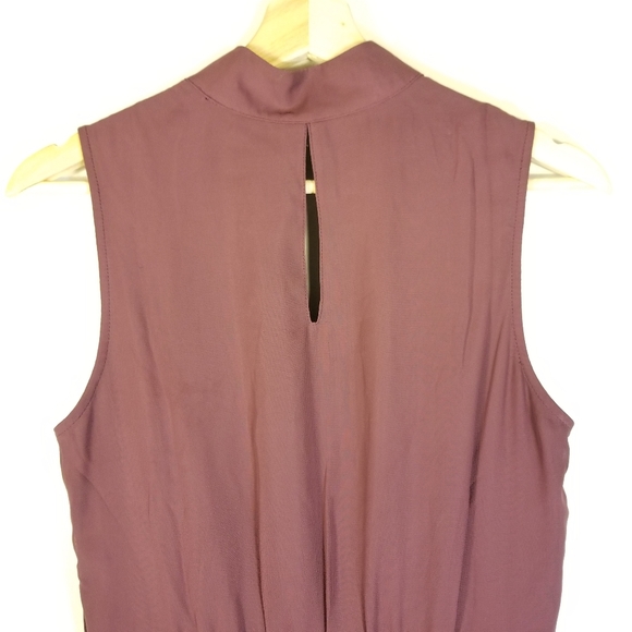 MODCLOTH Give it Timeless A-Line Aubergine Dress S - Picture 12 of 16